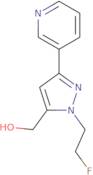 (1-(2-Fluoroethyl)-3-(pyridin-3-yl)-1H-pyrazol-5-yl)methanol