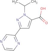 1-Isopropyl-3-(pyrazin-2-yl)-1H-pyrazole-5-carboxylic acid