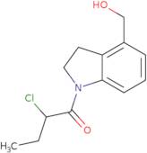 2-Chloro-1-(4-(hydroxymethyl)indolin-1-yl)butan-1-one