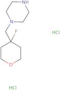 1-[(4-Fluorooxan-4-yl)methyl]piperazine dihydrochloride