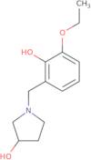 1-(3-Ethoxy-2-hydroxybenzyl)pyrrolidin-3-ol