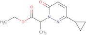 Ethyl 2-(3-cyclopropyl-6-oxo-1,6-dihydropyridazin-1-yl)propanoate