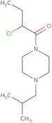 2-Chloro-1-(4-isobutylpiperazin-1-yl)butan-1-one