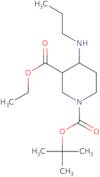 1-(tert-Butyl) 3-ethyl 4-(propylamino)piperidine-1,3-dicarboxylate