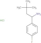 1-(4-Fluorophenyl)-3,3-dimethylbutan-1-amine hydrochloride