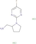 (1-(5-Fluoropyrimidin-2-yl)pyrrolidin-2-yl)methanamine dihydrochloride