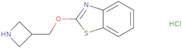 2-(Azetidin-3-ylmethoxy)benzo[D]thiazole hydrochloride