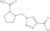 1-((1-Acetylpyrrolidin-2-yl)methyl)-1H-1,2,3-triazole-4-carboxylic acid