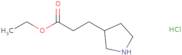 Ethyl 3-(pyrrolidin-3-yl)propanoate hydrochloride