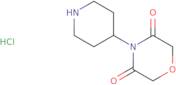 4-(Piperidin-4-yl)morpholine-3,5-dione hydrochloride