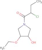 2-Chloro-1-(3-ethoxy-4-hydroxypyrrolidin-1-yl)butan-1-one