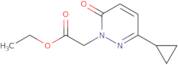 Ethyl 2-(3-cyclopropyl-6-oxopyridazin-1(6H)-yl)acetate