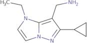 (6-Cyclopropyl-1-ethyl-1H-imidazo[1,2-b]pyrazol-7-yl)methanamine