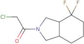 2-Chloro-1-(4,4-difluorooctahydro-2H-isoindol-2-yl)ethan-1-one