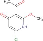 1-(6-Chloro-4-hydroxy-2-methoxypyridin-3-yl)ethan-1-one