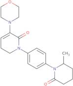 1-(4-(2-Methyl-6-oxopiperidin-1-yl)phenyl)-3-morpholino-5,6-dihydropyridin-2(1H)-one