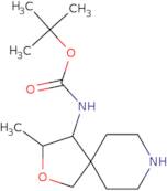 tert-Butyl N-[(3S,4S)-3-methyl-2-oxa-8-azaspiro[4.5]decan-4-yl]carbamate