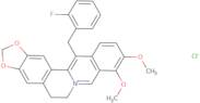 13-[(2-Fluorophenyl)methyl]-5,6-dihydro-9,10-dimethoxy-benzo[g]-1,3-benzodioxolo[5,6-a]quinolizi...