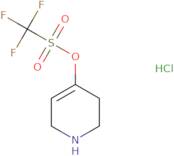 Trifluoro-methanesulfonic acid 1,2,3,6-tetrahydro-pyridin-4-yl ester hydrochloride