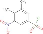 3,4-Dimethyl-5-nitrobenzene-1-sulfonyl chloride