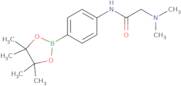 2-(Dimethylamino)-N-(4-(4,4,5,5-tetramethyl-1,3,2-dioxaborolan-2-yl)phenyl)acetamide