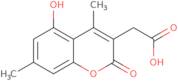 2-(5-Hydroxy-4,7-dimethyl-2-oxo-2H-chromen-3-yl)acetic acid