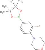 (3-Fluoro-4-morpholinophenyl)boronic acid pinacol ester