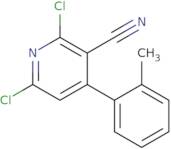 2,6-Dichloro-4-(o-tolyl)nicotinonitrile