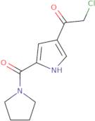 2-Chloro-1-[5-(pyrrolidine-1-carbonyl)-1H-pyrrol-3-yl]ethan-1-one