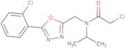 2-Chloro-N-{[5-(2-chlorophenyl)-1,3,4-oxadiazol-2-yl]methyl}-N-(propan-2-yl)acetamide