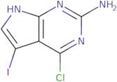 4-chloro-5-iodo-7H-pyrrolo[2,3-d]pyrimidin-2-amine