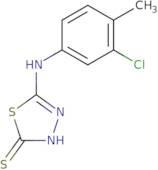 5-[(3-Chloro-4-methylphenyl)amino]-1,3,4-thiadiazole-2-thiol