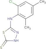 5-[(2-Chloro-4,6-dimethylphenyl)amino]-1,3,4-thiadiazole-2-thiol