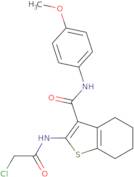 2-(2-Chloroacetamido)-N-(4-methoxyphenyl)-4,5,6,7-tetrahydro-1-benzothiophene-3-carboxamide