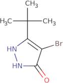 4-Bromo-3-(tert-butyl)-5-hydroxy-1H-pyrazole