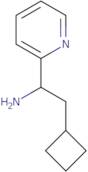 2-Cyclobutyl-1-(pyridin-2-yl)ethan-1-amine