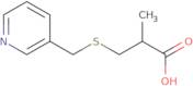 2-Methyl-3-{[(pyridin-3-yl)methyl]sulfanyl}propanoic acid