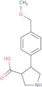 4-[4-(Methoxymethyl)phenyl]pyrrolidine-3-carboxylic acid