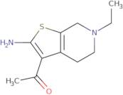 1-(2-Amino-6-ethyl-4,5,6,7-tetrahydrothieno[2,3-c]pyridin-3-yl)ethanone