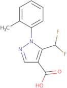 5-(Difluoromethyl)-1-(2-methylphenyl)-1H-pyrazole-4-carboxylic acid