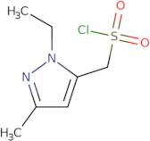 (1-Ethyl-3-methyl-1H-pyrazol-5-yl)methanesulfonyl chloride