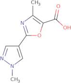 4-Methyl-2-(1-methyl-1H-pyrazol-4-yl)-1,3-oxazole-5-carboxylic acid