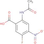 2-Acetamido-5-fluoro-4-nitrobenzoic acid