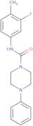 N-(3-fluoro-4-methylphenyl)-4-phenylpiperazine-1-carboxamide