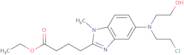 5-[(2-Chloroethyl)(2-hydroxyethyl)amino]-1-methyl-1H-benzimidazole-2-butanoic acid ethyl ester