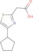 2-(4-Cyclopentyl-1,3-thiazol-2-yl)acetic acid