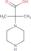 2-Methyl-2-(piperazin-1-yl)propanoic acid
