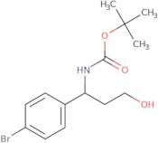 3-(Boc-amino)-3-(4-bromophenyl)-1-propanol