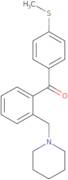 2-Piperidinomethyl-4'-thiomethylbenzophenone