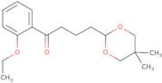 4-(5,5-Dimethyl-1,3-dioxan-2-yl)-2'-ethoxybutyrophenone